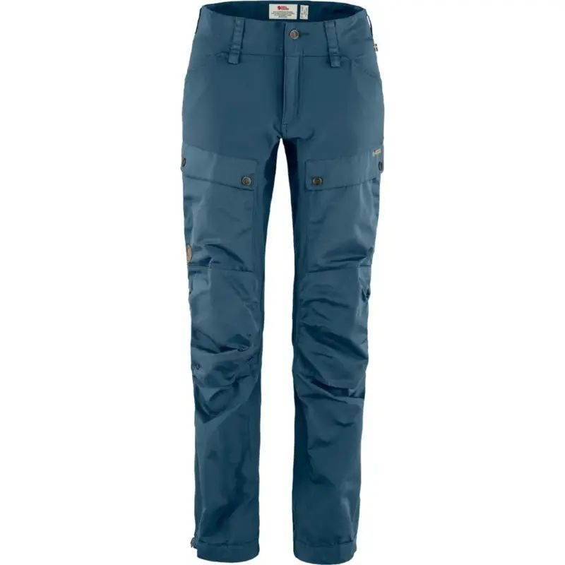 Ograniczona ilość Spodnie G-1000® damskie Fjallraven Keb Trousers - Indigo Blue