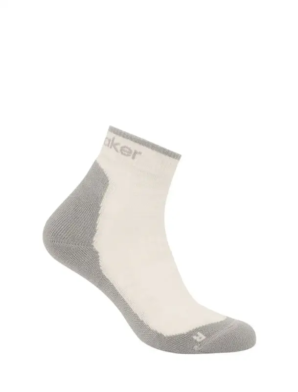 Skarpety damskie Icebreaker Merino Hike+ Light Mini - Ecru/Alloy Tylko do końca tygodnia