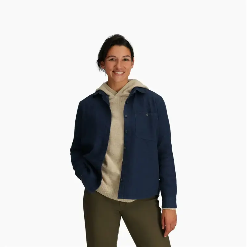 Wysoka jakość Koszula damska Royal Robbins Clouds Rest Hemp L/S - Wild Rhubarb Htr