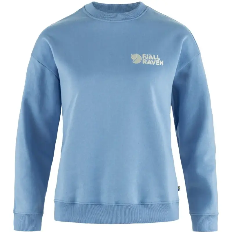Hit sprzedaży Bluza bawełniana damska Fjallraven Classic Sweater - Ultramarine
