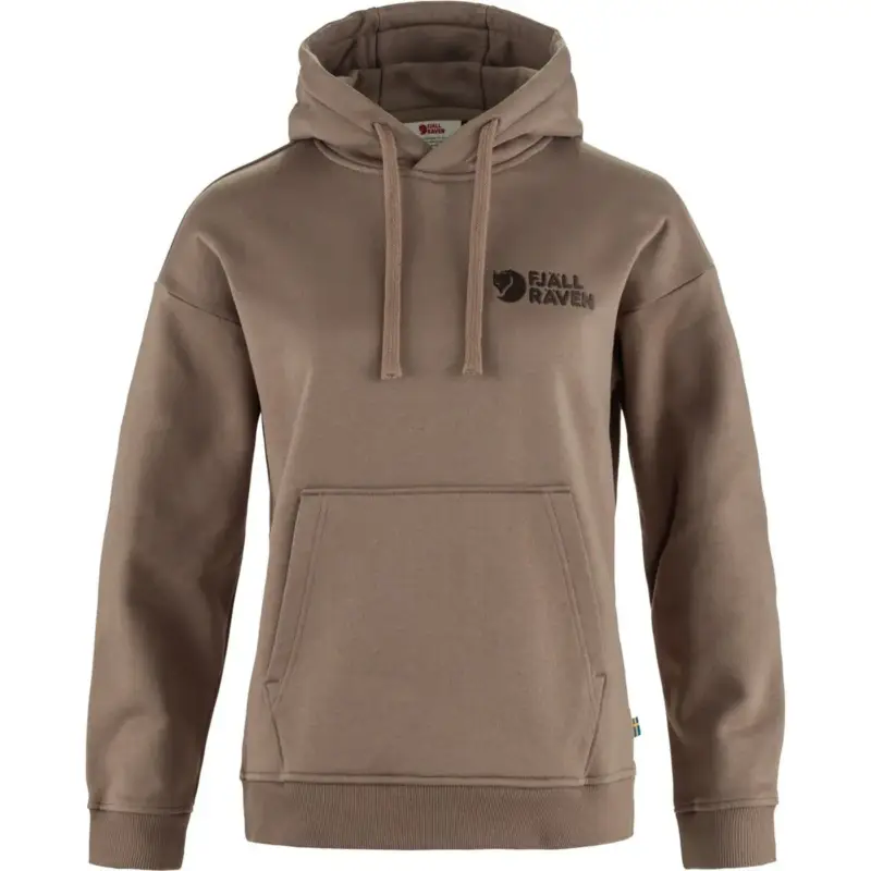 Bluza bawełniana damska Fjallraven Classic Hoodie - Suede Brown Wyjątkowa oferta