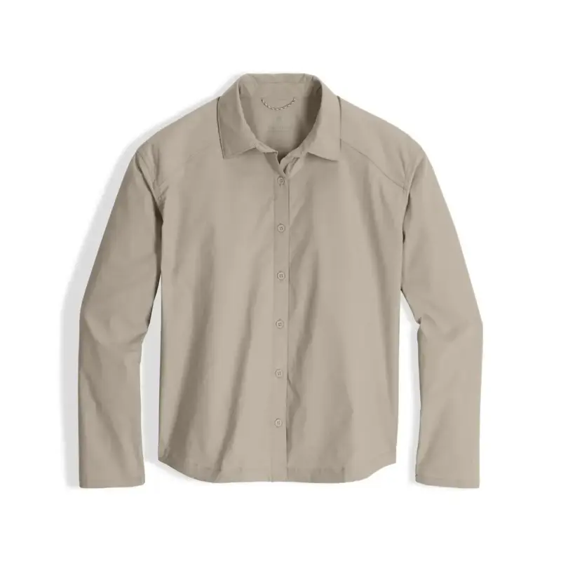 Najlepsza cena Koszula przeciw komarom damska Royal Robbins Wilder Shirt L/S - Lt Khaki