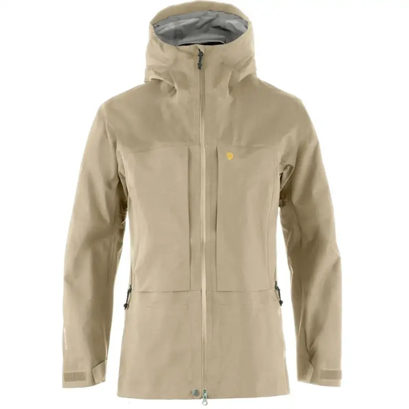 Kurtka skitourowa damska Fjallraven Bergtagen GTX Touring Jacket - Fossil Łatwy zwrot