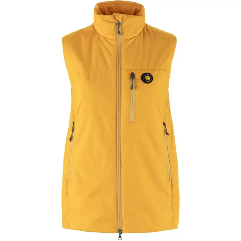 Kamizelka ocieplana damska Fjallraven Bergtagen 60 Insulation Vest - Mustard Yellow Najlepsza cena