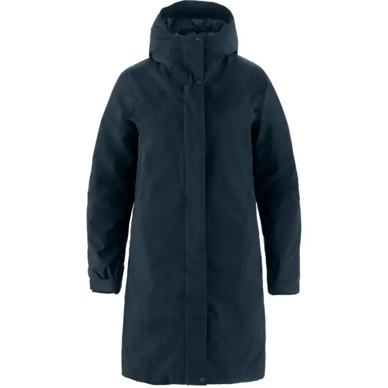 Tani Płaszcz ocieplany damski Fjallraven Hc Hydratic Padded Parka - Dark Navy