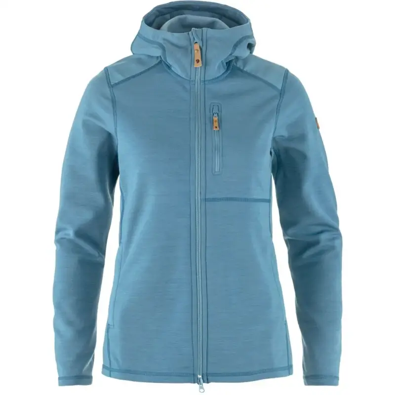 Zamów teraz Polar damski Fjallraven Keb Fleece Hoodie - Dawn Blue