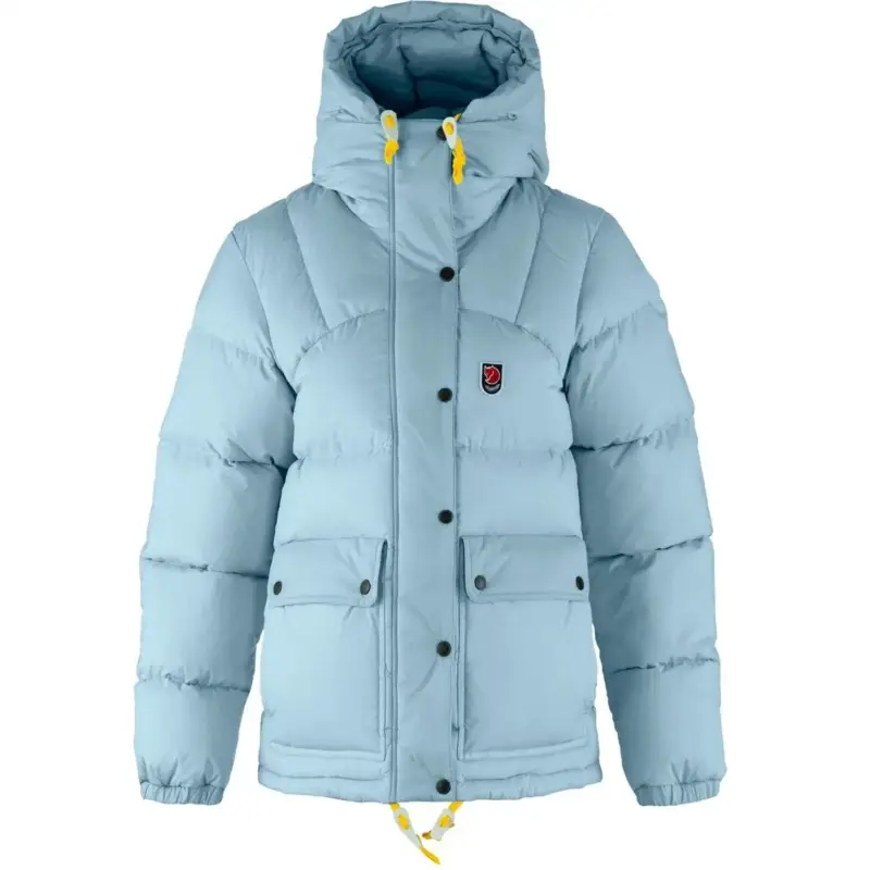 Tani Kurtka puchowa damska Fjallraven Expedition Down Lite - Breeze Blue