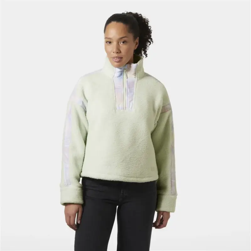 Polar damski Helly Hansen Imperial Pile Zip Pullover - Seafoam Super okazja
