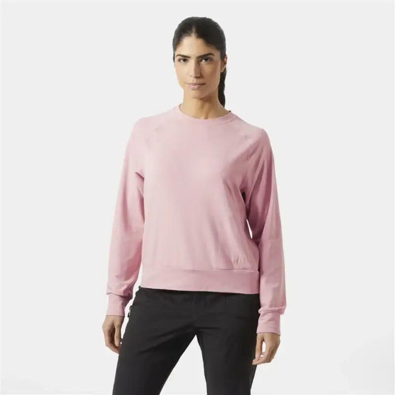 Bluza szybkoschnąca damska Helly Hansen Tyri Knit Crew Neck - Pink Salt Tylko dziś