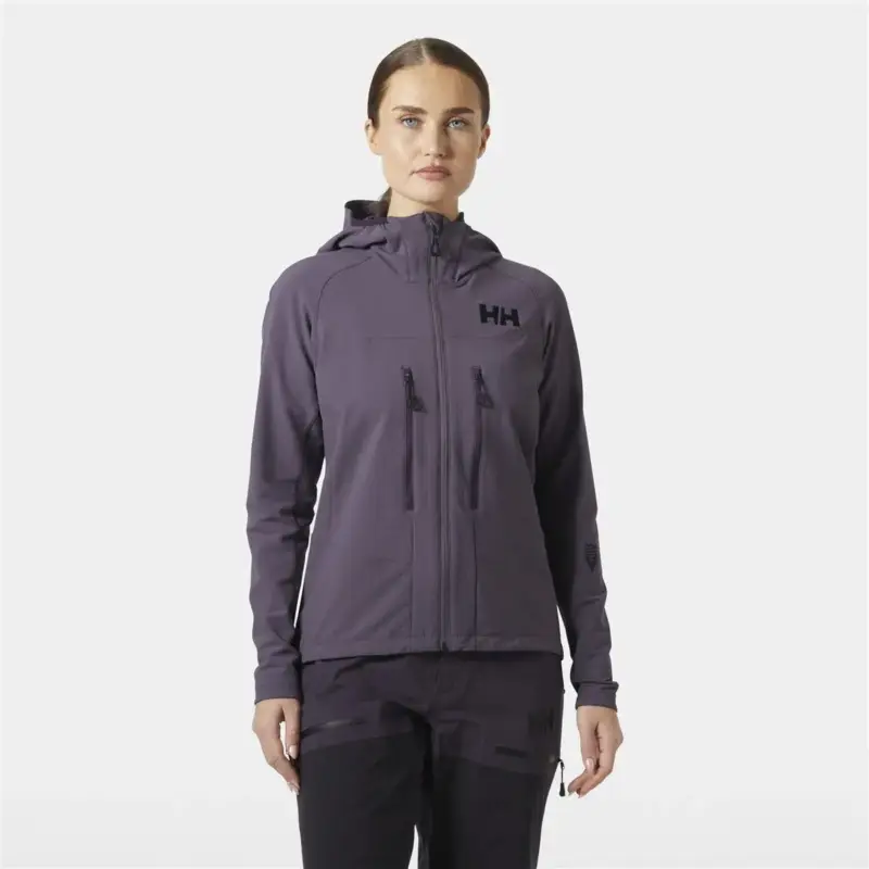 Kurtka softshellowa damska Helly Hansen Odin Pro Shield Jacket - Smoked Purple Dostępne od ręki