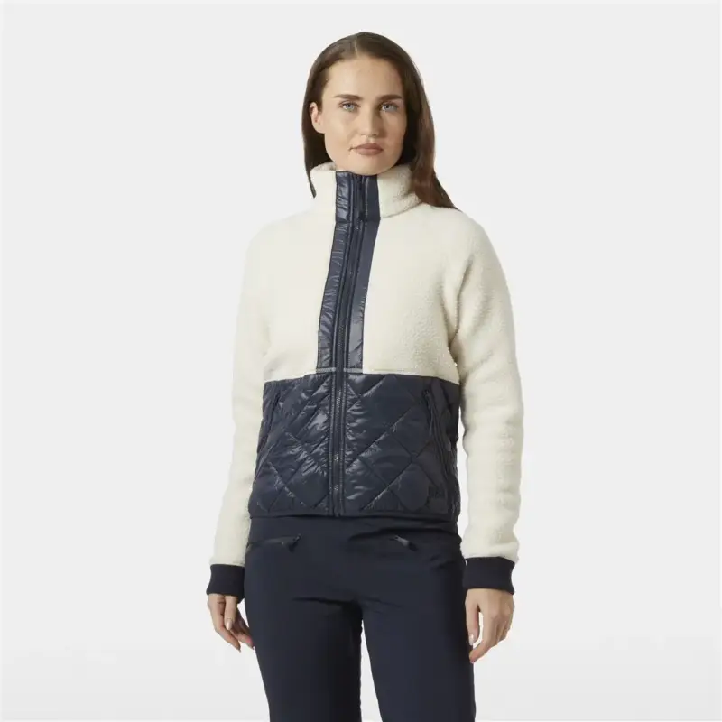 Ekspresowa dostawa Kurtka polarowa damska Helly Hansen Bliss Hybrid Jacket - Cream