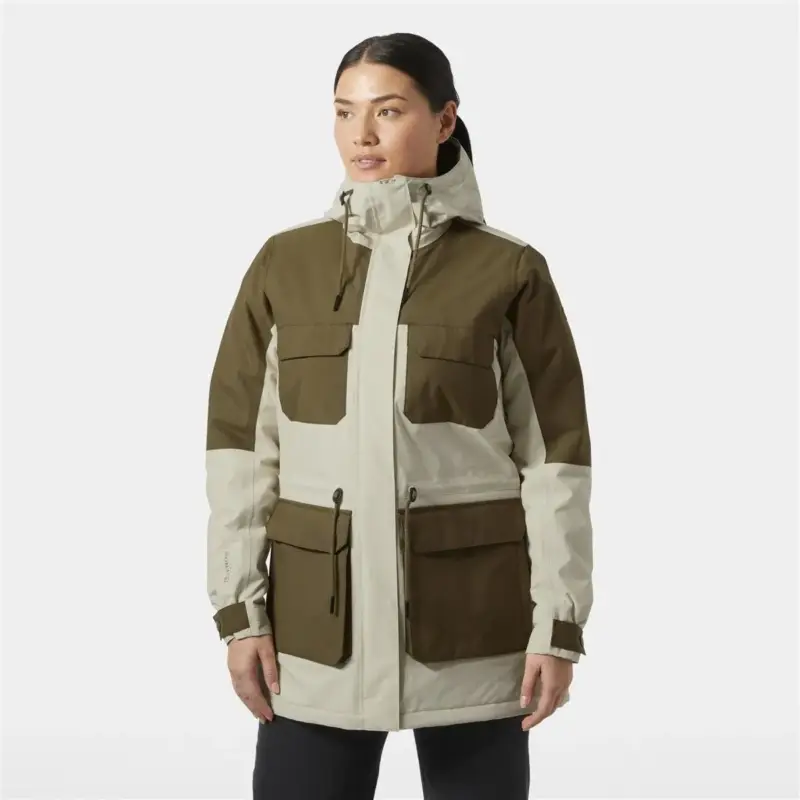 Parka ocieplana damska Helly Hansen Escape Insulated Parka - Cream Ekspresowa dostawa