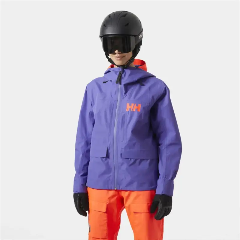 Kurtka narciarska damska Helly Hansen Emiko Short Shell Jacket - Ultra Violet Popularny