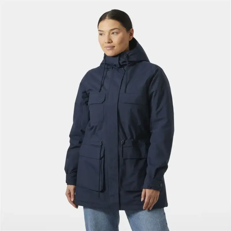 Parka ocieplana damska Helly Hansen Escape Insulated Parka - Navy Łatwy zwrot