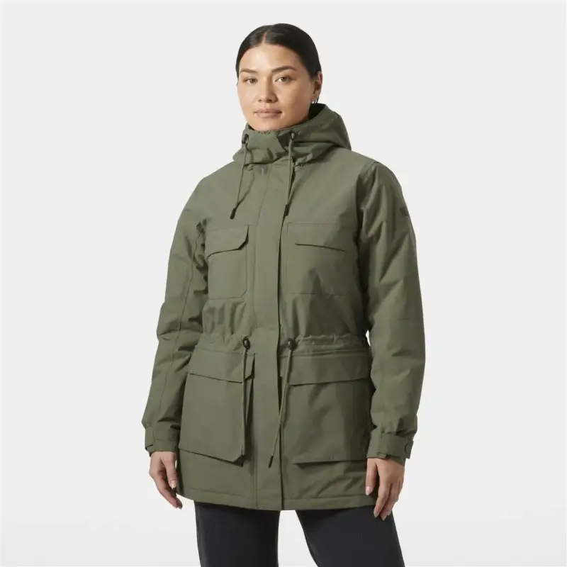 Parka ocieplana damska Helly Hansen Escape Insulated Parka - Lav Green Szybka dostawa