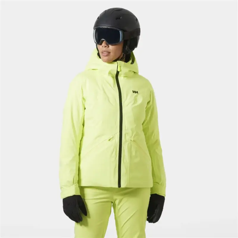 Hit sprzedaży Kurtka narciarska damska Helly Hansen Courchevel Jacket - Sunny Lime
