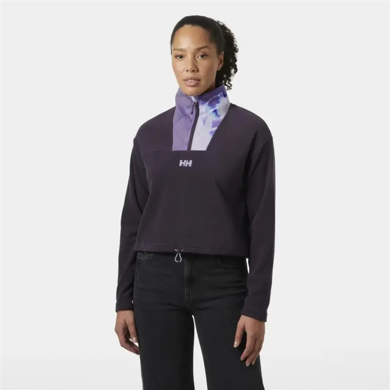 Polar damski Helly Hansen Daybreaker Cropped Fleece - Black Grape Kup teraz