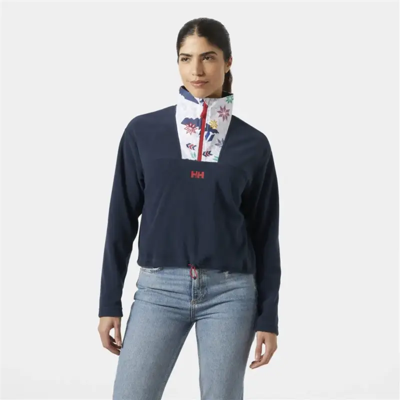 Cena promocyjna Polar damski Helly Hansen Daybreaker Cropped Fleece - Navy