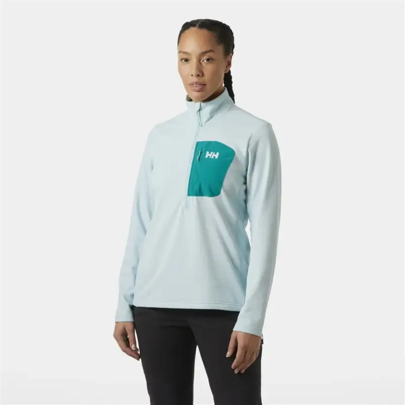 Oferta limitowana Bluza polarowa damska Helly Hansen Versalite Half Zip Fleece - Barely Blue