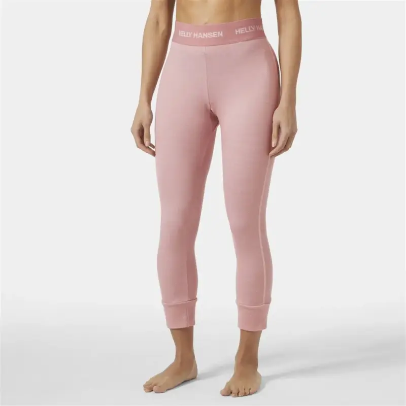 Legginsy termoaktywne z merino damskie Helly Hansen Lifa® Merino Midweight 3/4 Pants - Pink Salt Szybka wysyłka