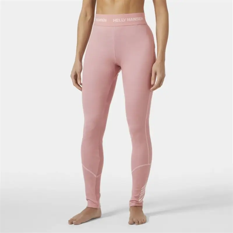 Promocja Legginsy termoaktywne z merino damskie Helly Hansen Lifa® Merino Midweight Pants - Pink Salt