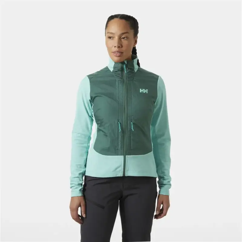 Bluza polarowa damska Helly Hansen Versalite Hybrid Fleece Jacket - Lagoon Rabat