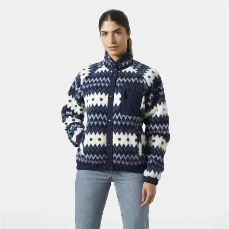 Kup online Polar damski Helly Hansen Imperial Printed Pile Snap - Navy Nordic Aop