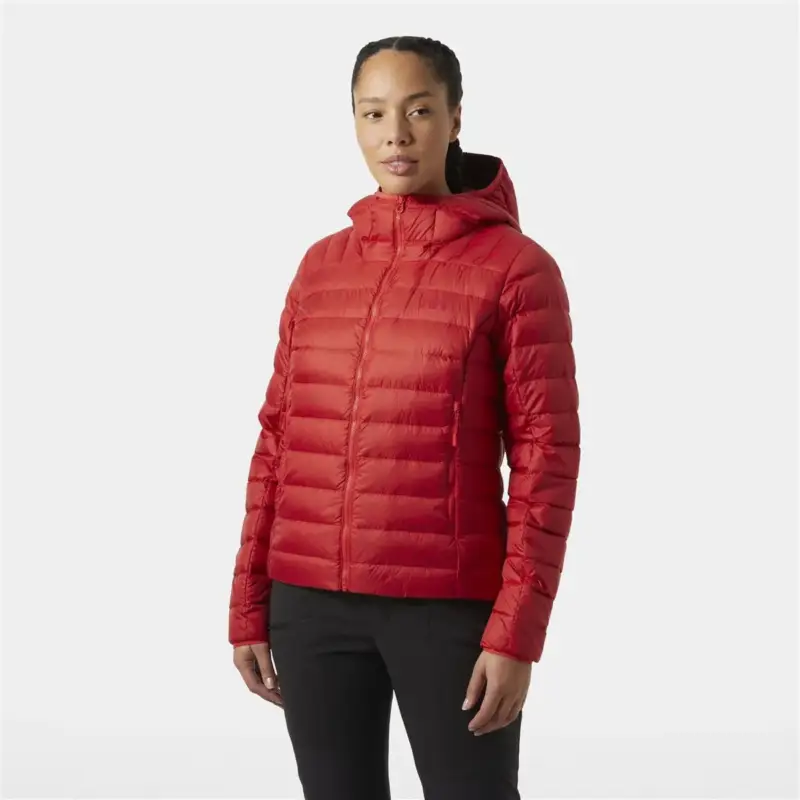 Kurtka puchowa damska Helly Hansen Verglas Hooded Down Jacket 2.0 - Alert Red Hit sprzedaży