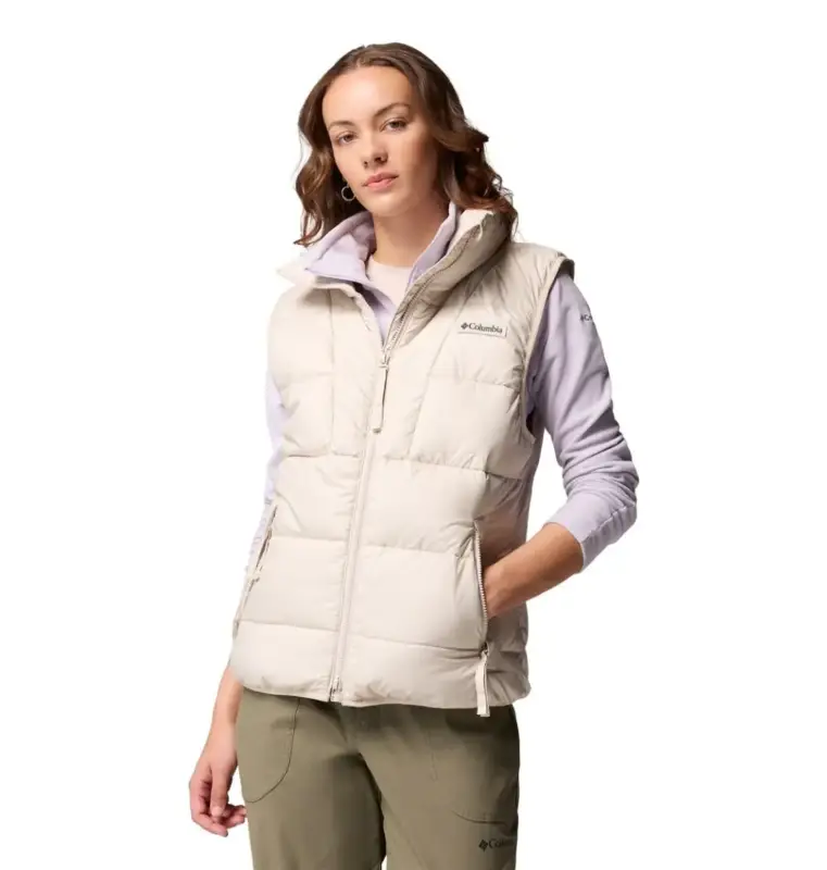 Bezpieczne zakupy Kamizelka ocieplana damska Columbia Pike Lake™ III Vest - Dark Stone