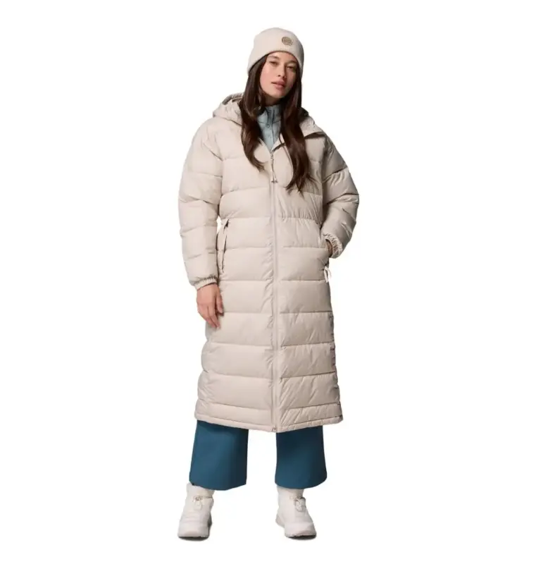 Płaszcz ocieplany damski Columbia Pike Lake™ III Long Jacket - Dark Stone Szybka wysyłka