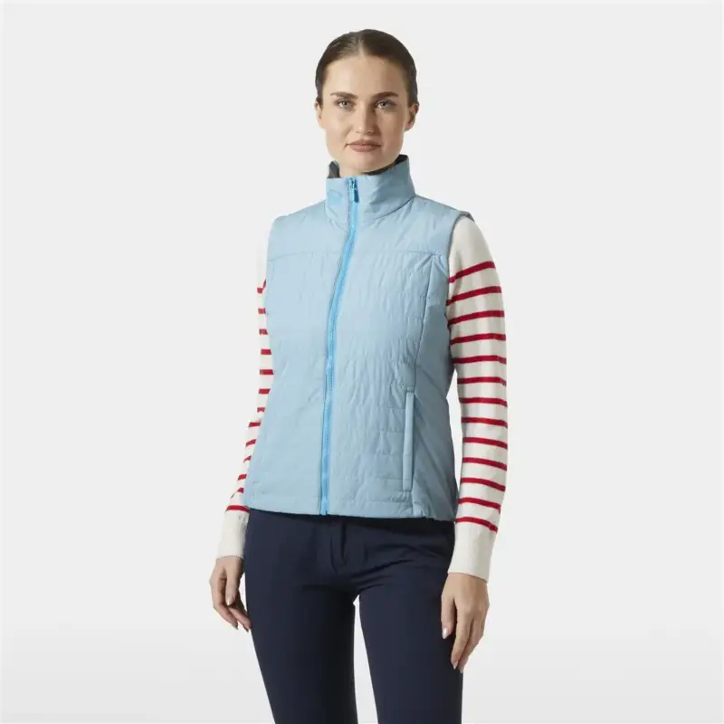 Kamizelka ocieplana damska Helly Hansen Crew Insulator Vest 2.0 - Light Cyan Nowy