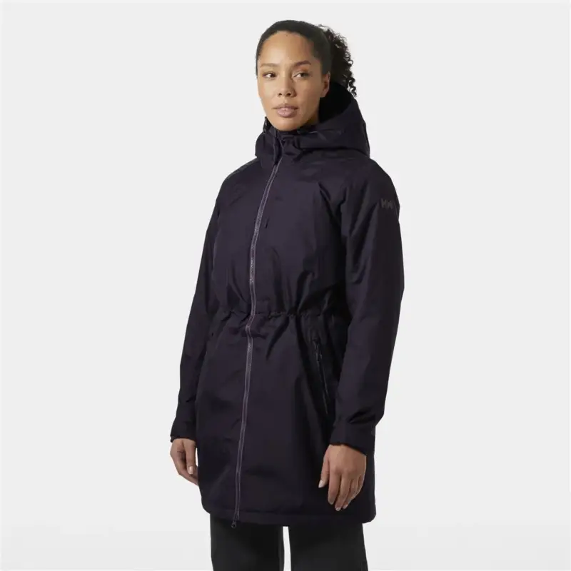 Hit sprzedaży Płaszcz ocieplany damski Helly Hansen Aden Insulated Coat - Black Grape