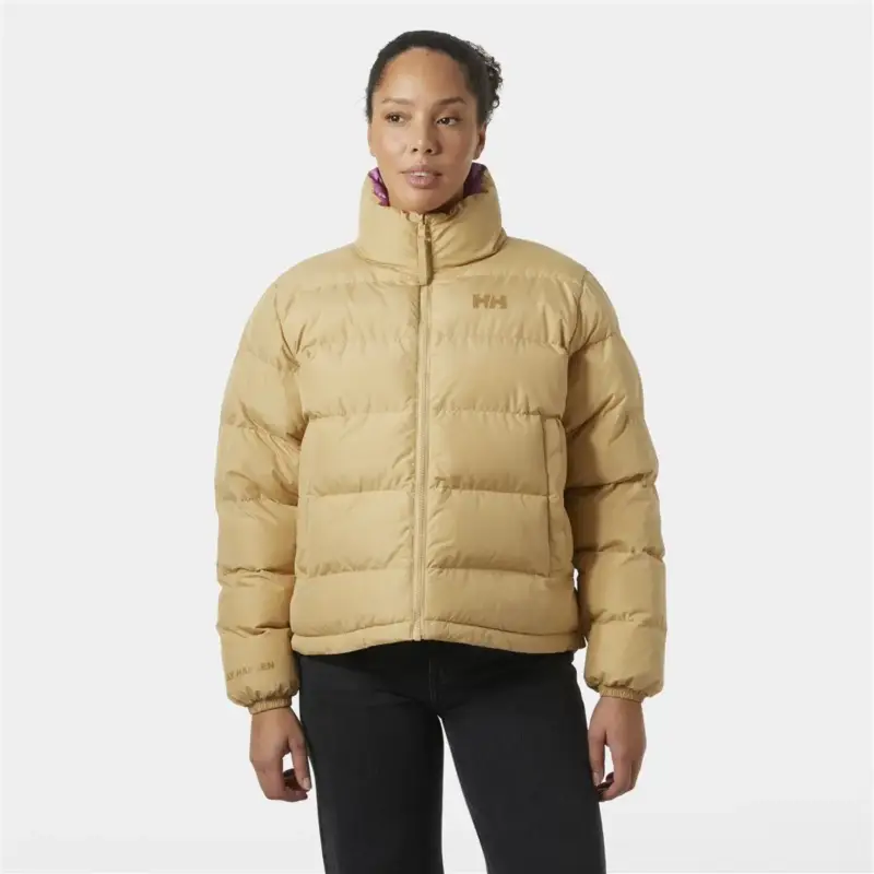 Kurtka ocieplana damska Helly Hansen YU 23 Reversible Puffer - Sandstorm Taniej