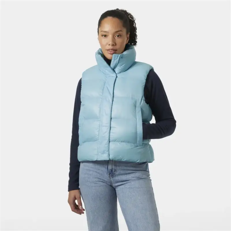 Kamizelka ocieplana damska Helly Hansen Jade Vest - Light Cyan Hit sprzedaży
