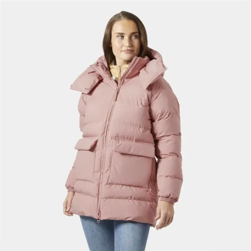 Kurtka ocieplana damska Helly Hansen Ellie Puffy Parka - Ash Rose Kup online