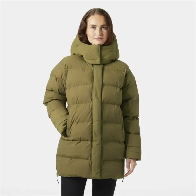 Premium Kurtka ocieplana damska Helly Hansen Aspire Puffy Parka - Sepia