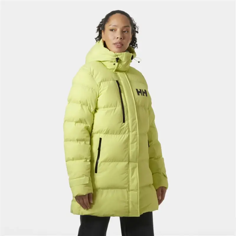 Kurtka ocieplana damska Helly Hansen Adore Puffy Parka - Sunny Lime Tani