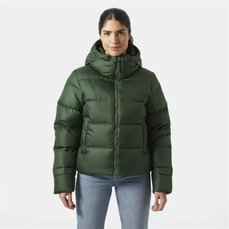 Kurtka puchowa damska Helly Hansen Essence Down Jacket - Dark Jungle Oferta limitowana