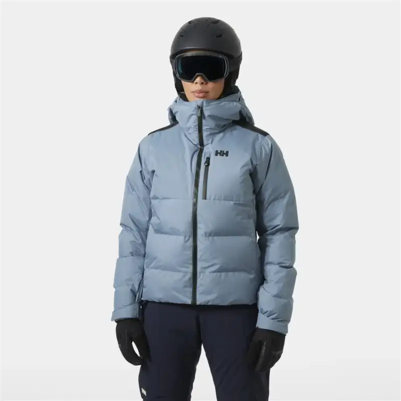 Sprawdź teraz Kurtka narciarska damska Helly Hansen Kvitfjell Race Puffy Jacket - Washed Navy