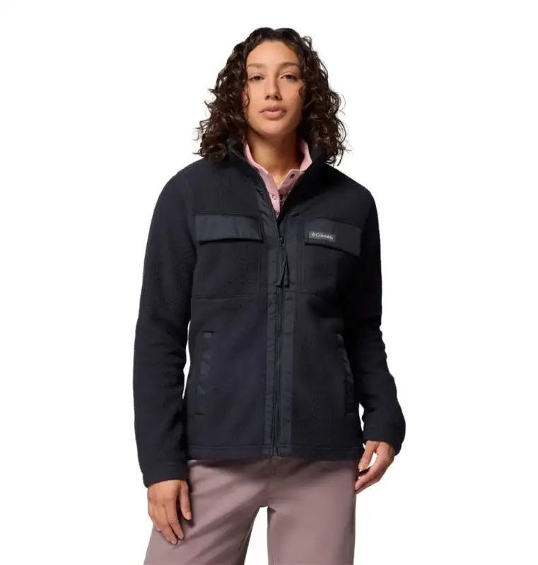 Polar damski Columbia Juniper Peak™ Full Zip Fleece - Black Tylko dziś