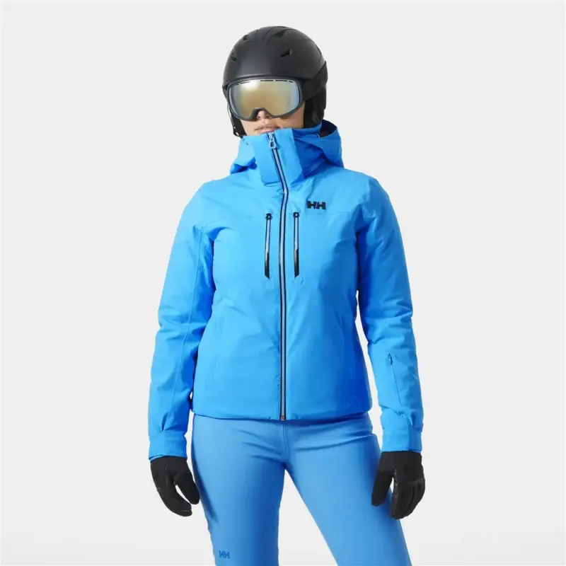 Taniej Kurtka narciarska damska Helly Hansen Alphelia Lifaloft Jacket - Cyan
