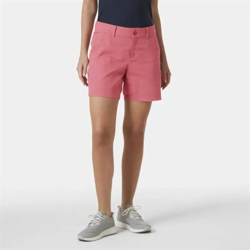 Ograniczona ilość Szorty bawełniane damskie Helly Hansen Pier Shorts - Washed Red
