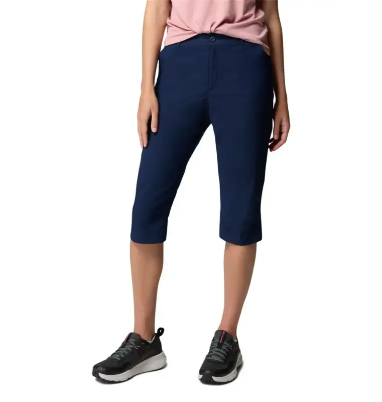 Wyprzedaż Spodnie z filtrem UV damskie Columbia Leslie Falls™ Knee Pant - Collegiate Navy