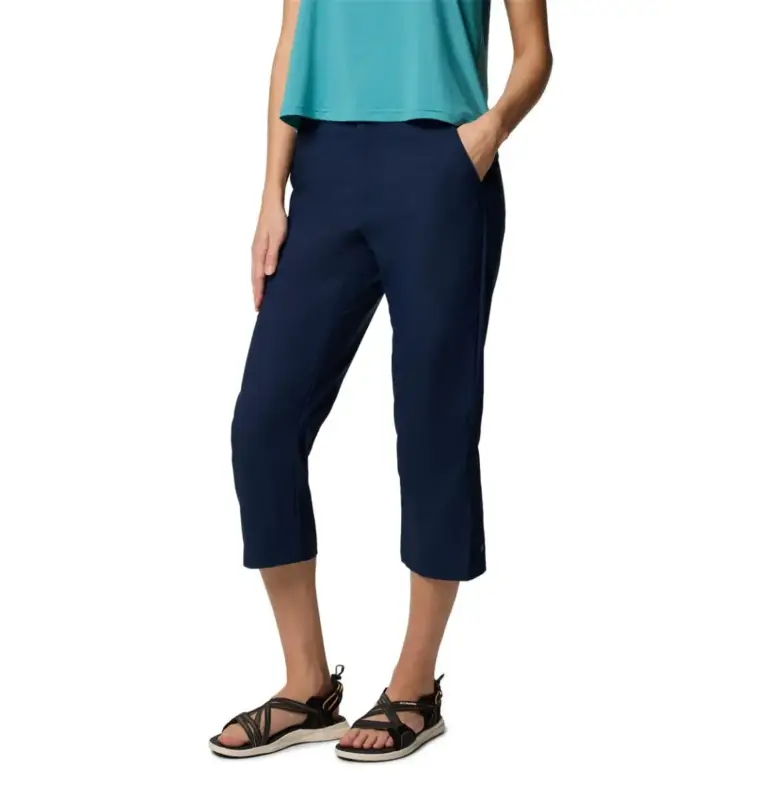 Spodnie z filtrem UV damskie Columbia Leslie Falls™ Capri II - Collegiate Navy Super okazja