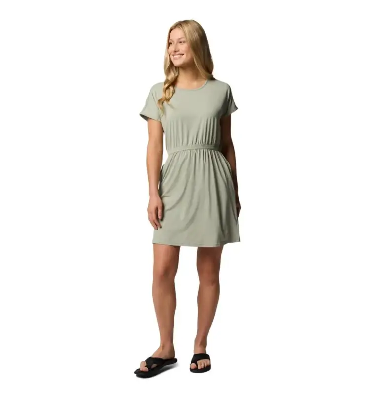 Premium Sukienka z filtrem UV damska Columbia Chill River™ SS Dress - Safari