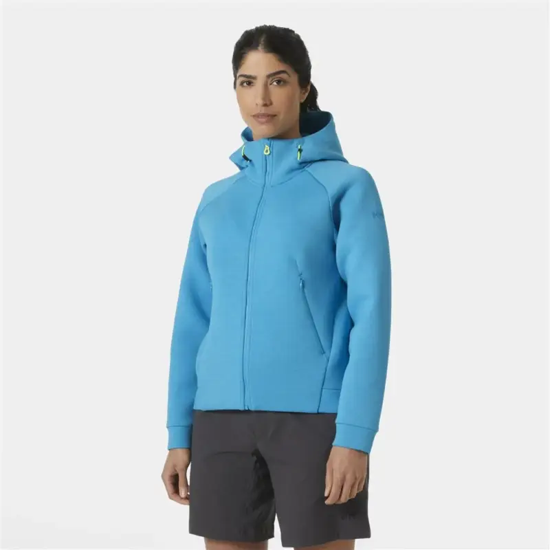 Bluza techniczna damska Helly Hansen HP OCEAN FZ JACKET 2.0 - Cyan Obniżka ceny