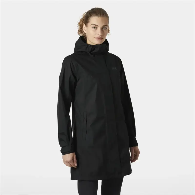 Ostatnia szansa Płaszcz membranowy damski Helly Hansen Vancouver Rain Coat - Black