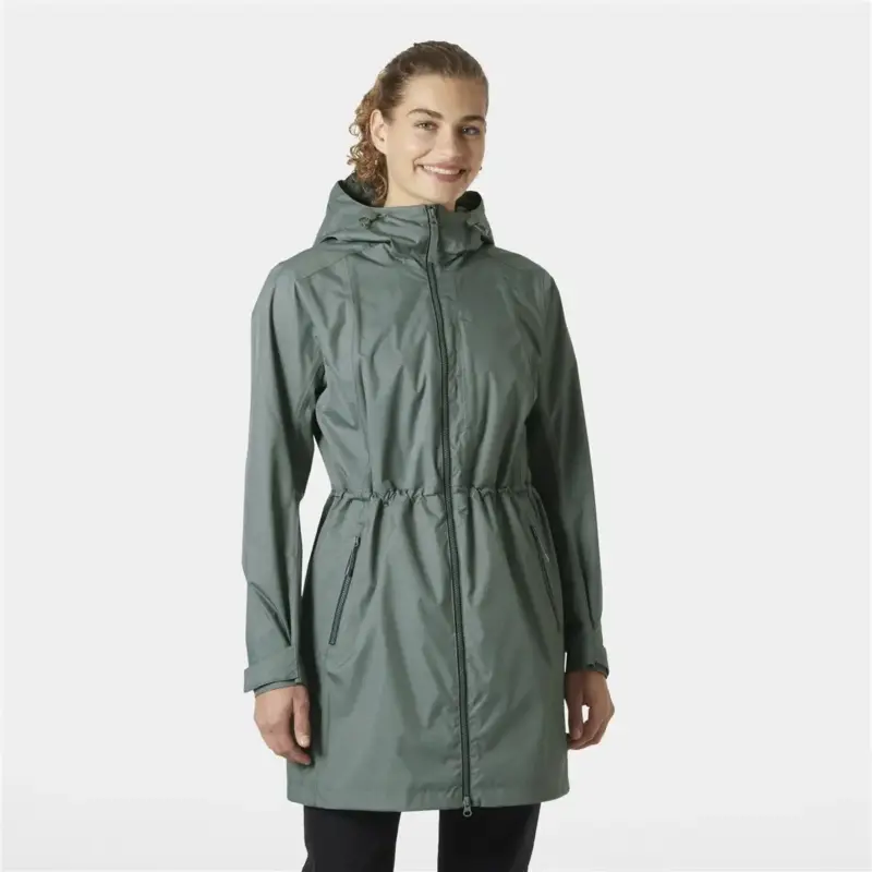 Taniej Płaszcz membranowy damski Helly Hansen Westport Raincoat - Grey Cactus