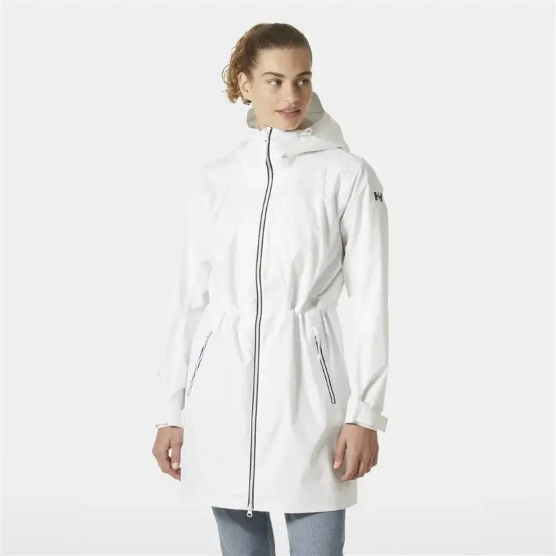 Płaszcz membranowy damski Helly Hansen Westport Raincoat - White Szybka wysyłka