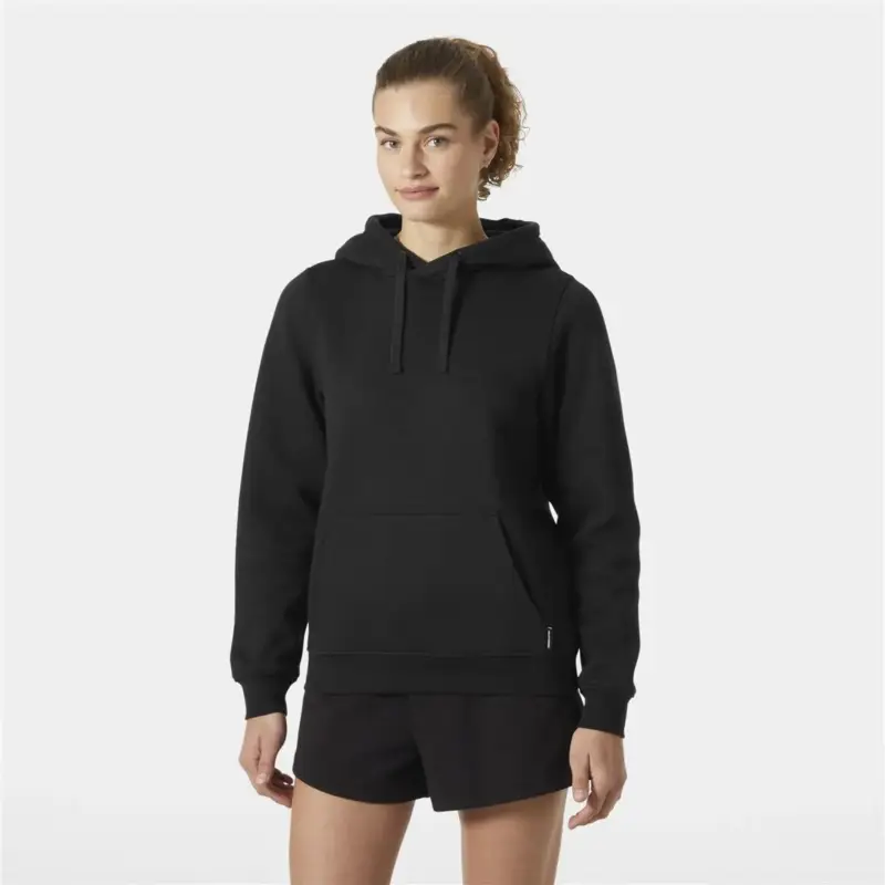 Bluza bawełniana damska Helly Hansen Elevate Hoodie - Black Ekspresowa dostawa